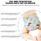 Waterproof Breathable Cotton Potty Training Pants for Babies (Dinosaur)